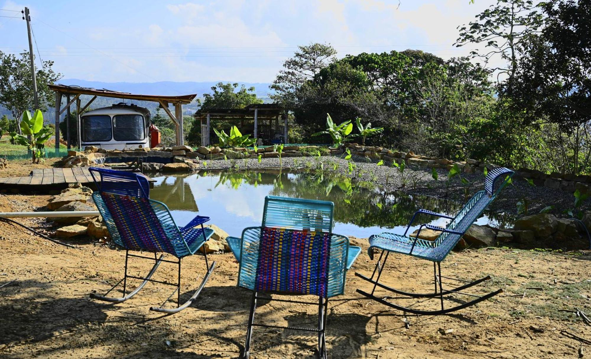La Pacha Hostel Barichara Exteriér fotografie